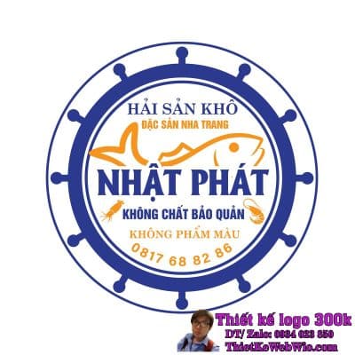 Thiết kế logo hải sản Nhật Phát