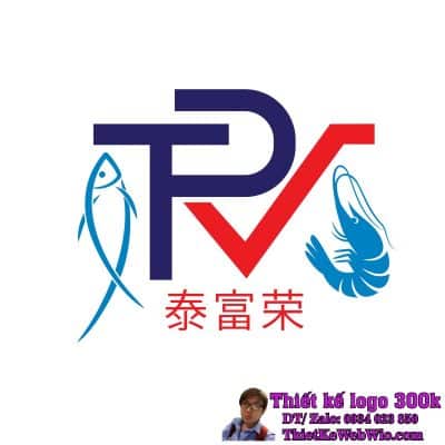Thiết kế logo hải sản TPV