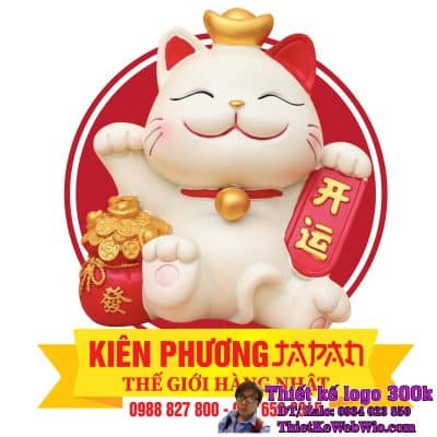 Thiết kế logo hàng tiêu dùng Nhật Kiên Phương Japan