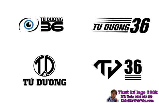 Thiết kế logo hệ thống camera an ninh TD Tú Dương 36