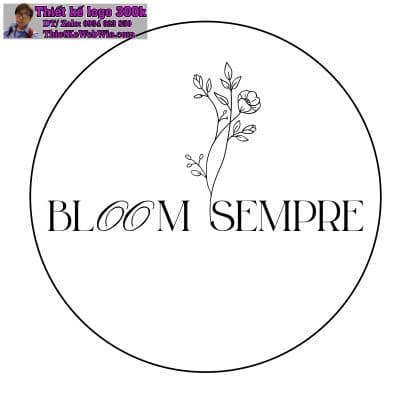 Thiết kế logo hoa giả Bloom Sempre
