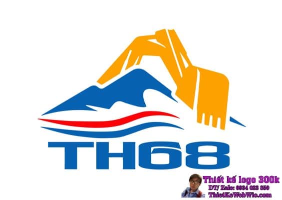 Thiết kế logo khai thác khoáng sản TH68