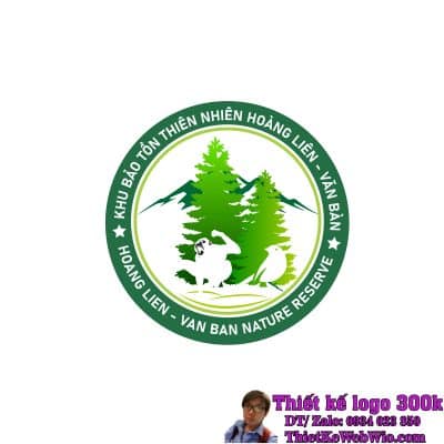 Thiết kế logo khu bảo tồn thiên nhiên Hoàng Liên Văn Bàn