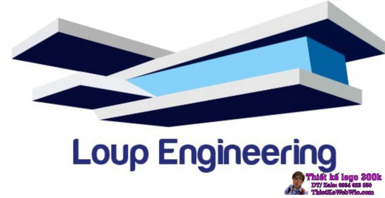 Thiết kế logo kỹ thuật Loup Engineering