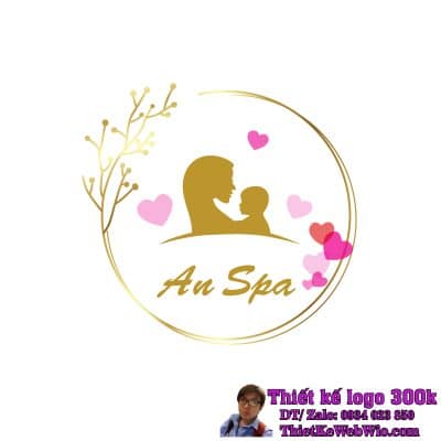 Thiết kế logo làm đẹp An Spa