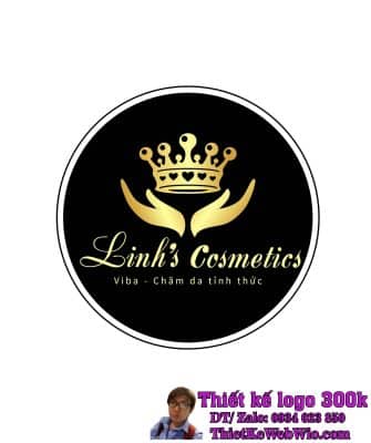 Thiết kế logo làm đẹp Linh’s Cosmetics