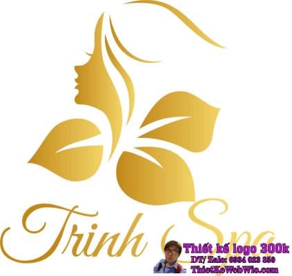 Thiết kế logo làm đẹp TRINH SPA