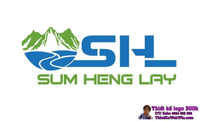 Thiết kế logo lâm nghiệp SHL Sum Heng Lay