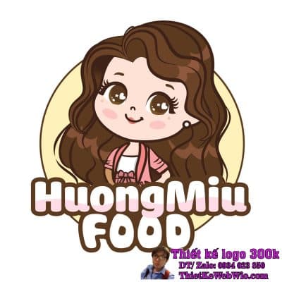 Thiết kế logo lẩu gà HƯƠNG MIU FOOD