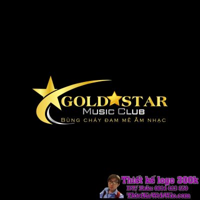 Thiết kế logo lớp dạy đàn Piano, Keyboard Band nhạc GOLD⭐STAR