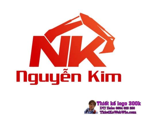 Thiết kế logo máy công nghiệp NK Nguyễn Kim