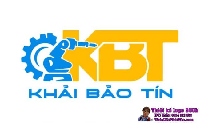 Thiết kế logo máy móc thiết bị Khải Bảo Tín