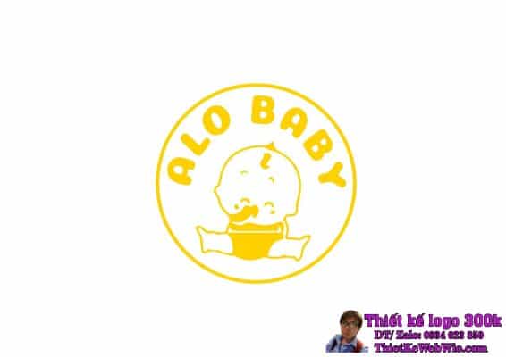 Thiết kế logo mẹ và bé ALO BABY