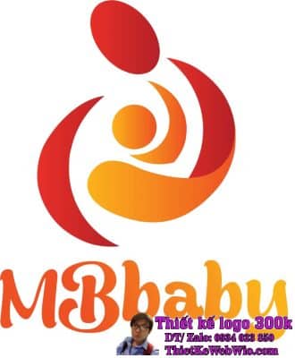 Thiết kế logo mẹ và bé MBbaby