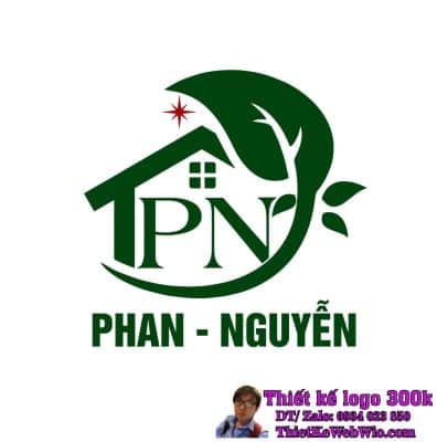 Thiết kế logo môi trường Môi Trường Phan Nguyễn PN