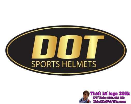 Thiết kế logo mũ bảo hiểm DOT
