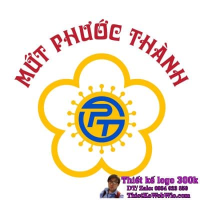 Thiết kế logo mứt Tết PT (Phước Thành)