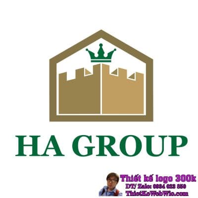Thiết kế logo mỹ phẩm HA Group