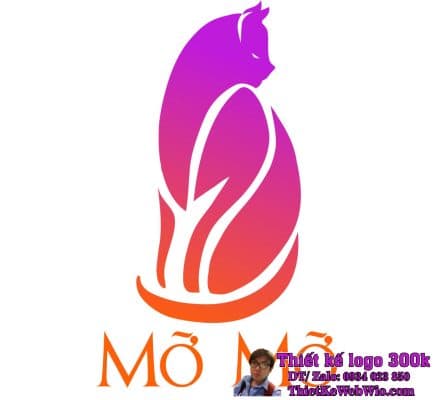 Thiết kế logo mỹ phẩm Hàn Quốc Mỡ Mỡ Garden