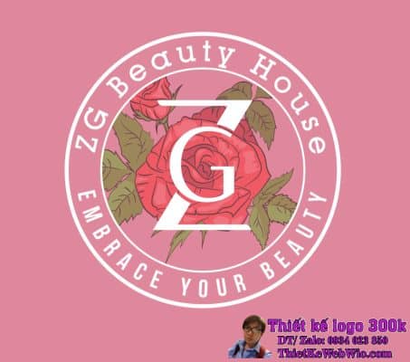 Thiết kế logo mỹ phẩm ZG Beauty House