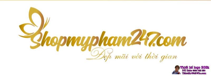 Thiết kế logo mỹ phẩm cho shopmypham247.com