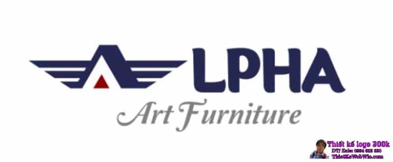 Thiết kế logo mỹ thuật ALPHA