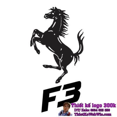 Thiết kế logo ngựa F3