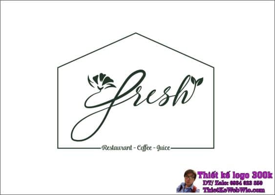 Thiết kế logo nhà hàng FRESH