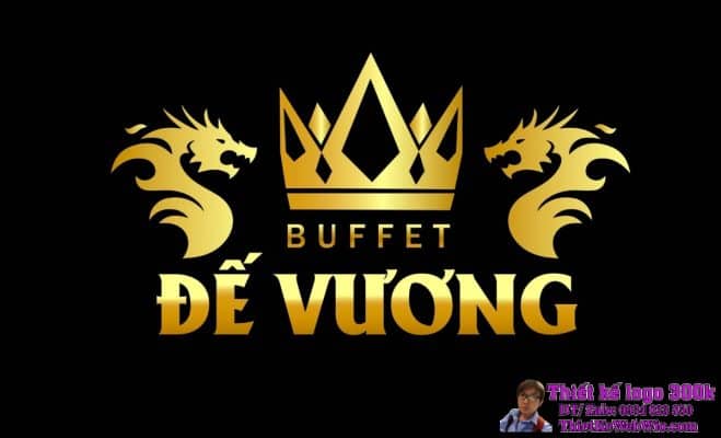 Thiết kế logo nhà hàng buffet Đế Vương