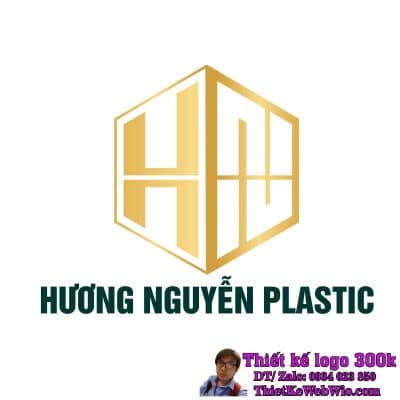 Thiết kế logo nhựa HƯƠNG NGUYỄN