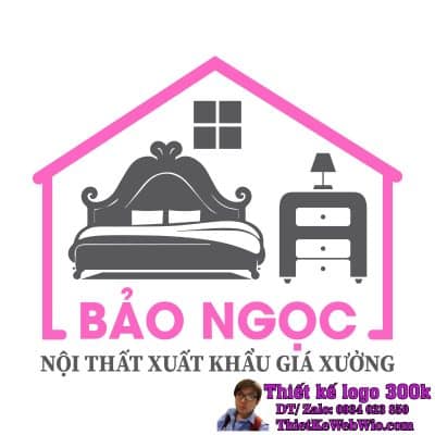 Thiết kế logo nội thất Bảo Ngọc