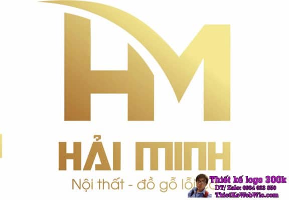 Thiết kế logo nội thất HM HẢI MINH