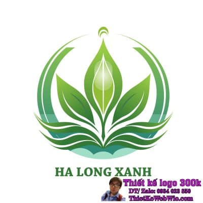 Thiết kế logo nông nghiệp HA LONG XANH