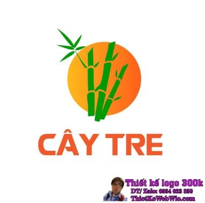 Thiết kế logo nông nghiệp Tre Cọ Gái Lúa