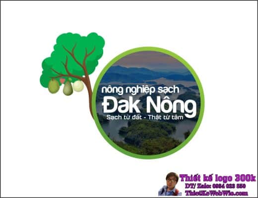 Thiết kế logo nông nghiệp sạch Đak Nông