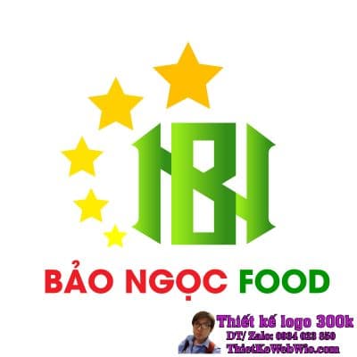 Thiết kế logo nông sản Bảo Ngọc Food