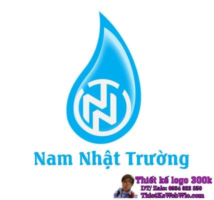 Thiết kế logo nước uống đóng chai NNT Nam Nhật Trường