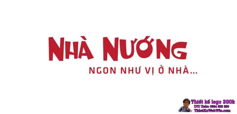 Thiết kế logo nướng và lẩu Nhà Nướng