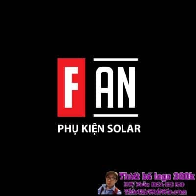 Thiết kế logo phụ kiện solar Fan