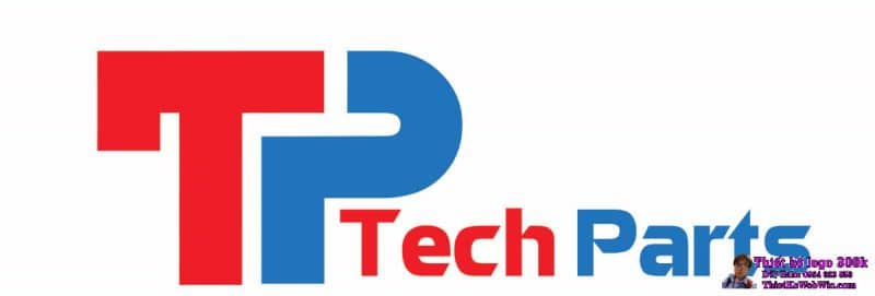 Thiết kế logo phụ tùng thiết bị TP Tech Parts