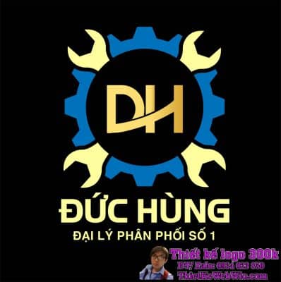 Thiết kế logo phụ tùng xe máy Đức Hùng