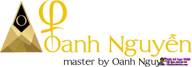 Thiết kế logo phun xăm thẩm mỹ Oanh Nguyễn