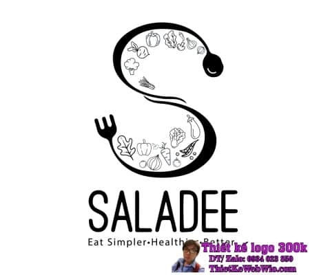 Thiết kế logo quán ăn SALADEE