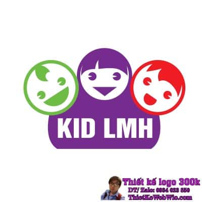 Thiết kế logo quần áo và phụ kiện trẻ em KID LMH