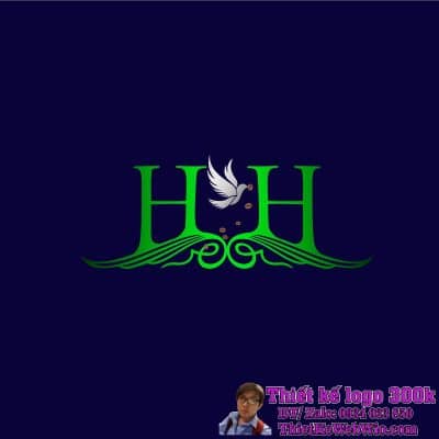 Thiết kế logo quán cà phê HH