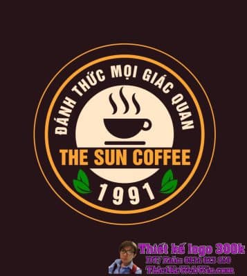 Thiết kế logo quán cà phê THE SUN COFFEE