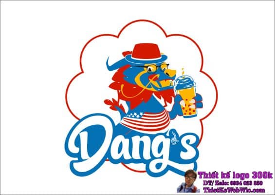 Thiết kế logo quán nước Dang's