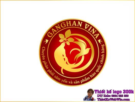 Thiết kế logo sâm yến GANGHAN VINA