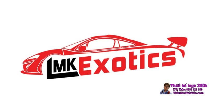 Thiết kế logo siêu xe LMK Exotics