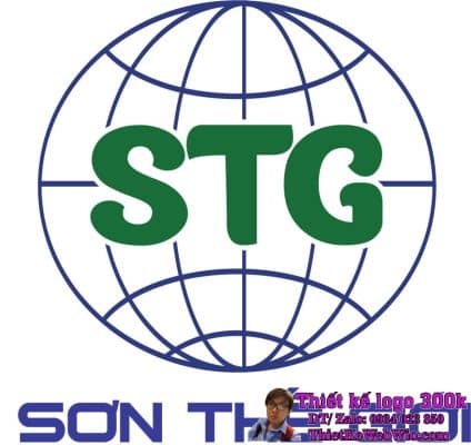 Thiết kế logo sơn STG